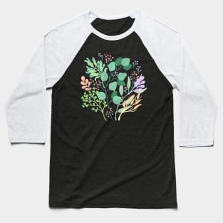 Lovely Floral Garden Baseball T-Shirt